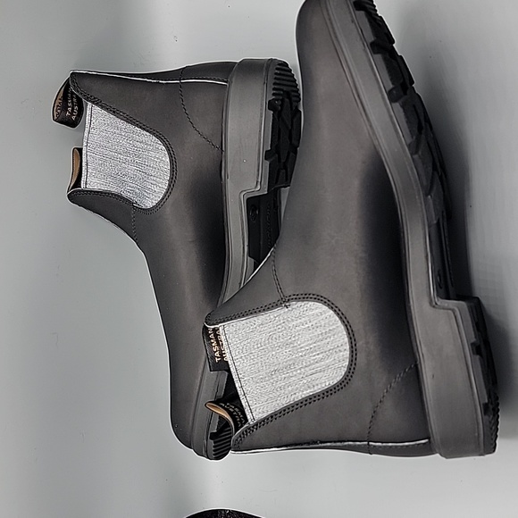 Blundstone Original 500 Chelsea Boot - Black with Grey Wash Mens 11 - Picture 5 of 12